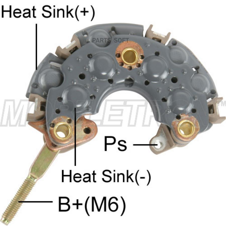 Мост диодный NIPPONDENSO 0215802160\INR720\132082\[OE 2706072010]\ TOYOTA: HONDA: