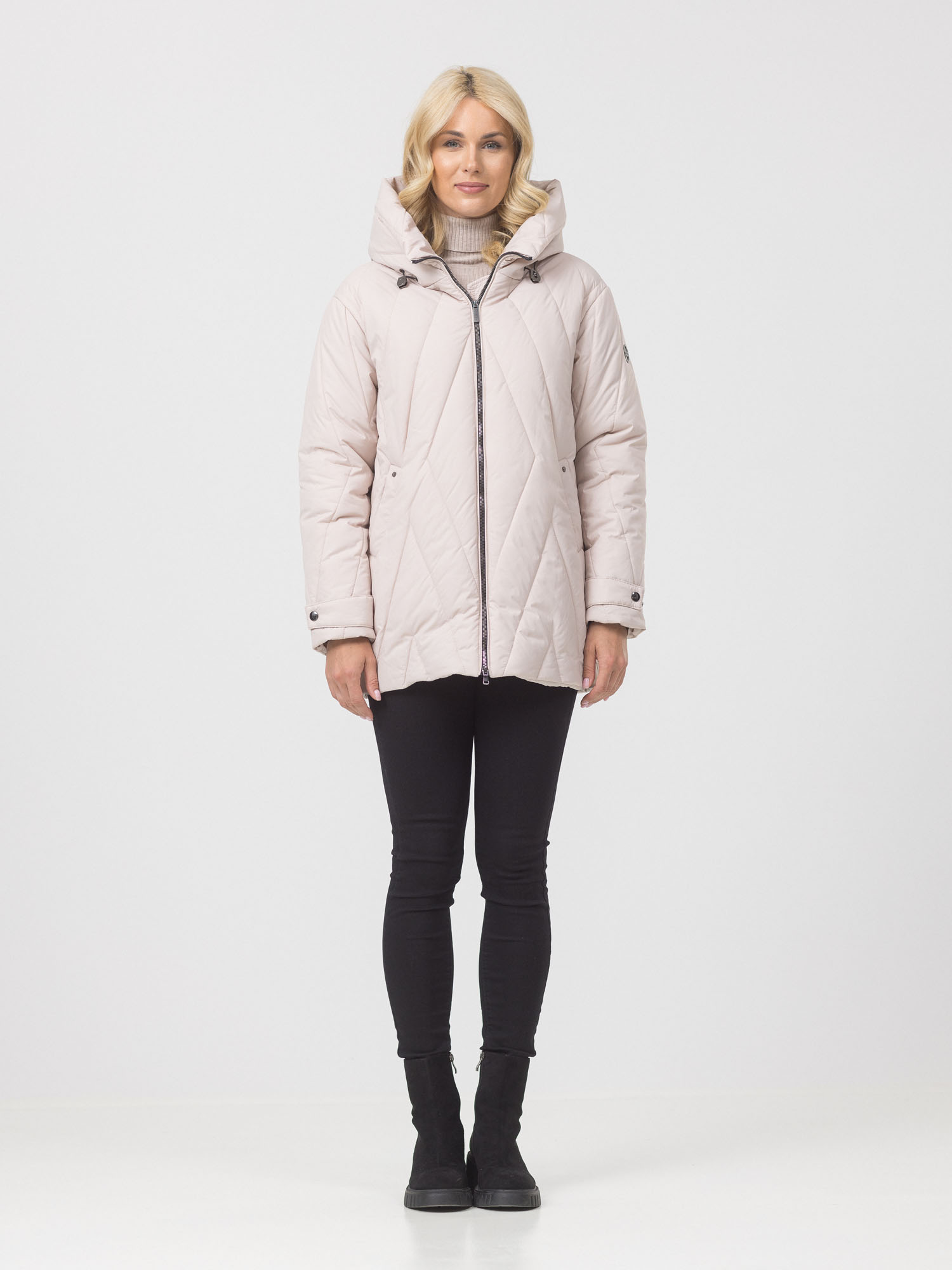 

Куртка женская Maritta 32-3016-87 бежевая 52 EU, Бежевый, 32-3016-87