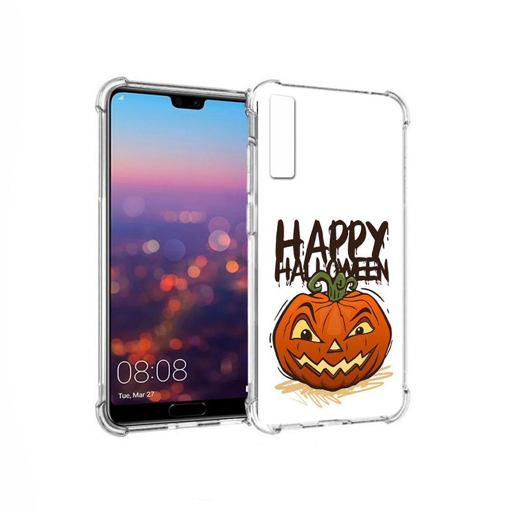 

Чехол MyPads Tocco для Huawei P20 Pro Хэллоуин счастливый (PT108144.28.195), Прозрачный, Tocco