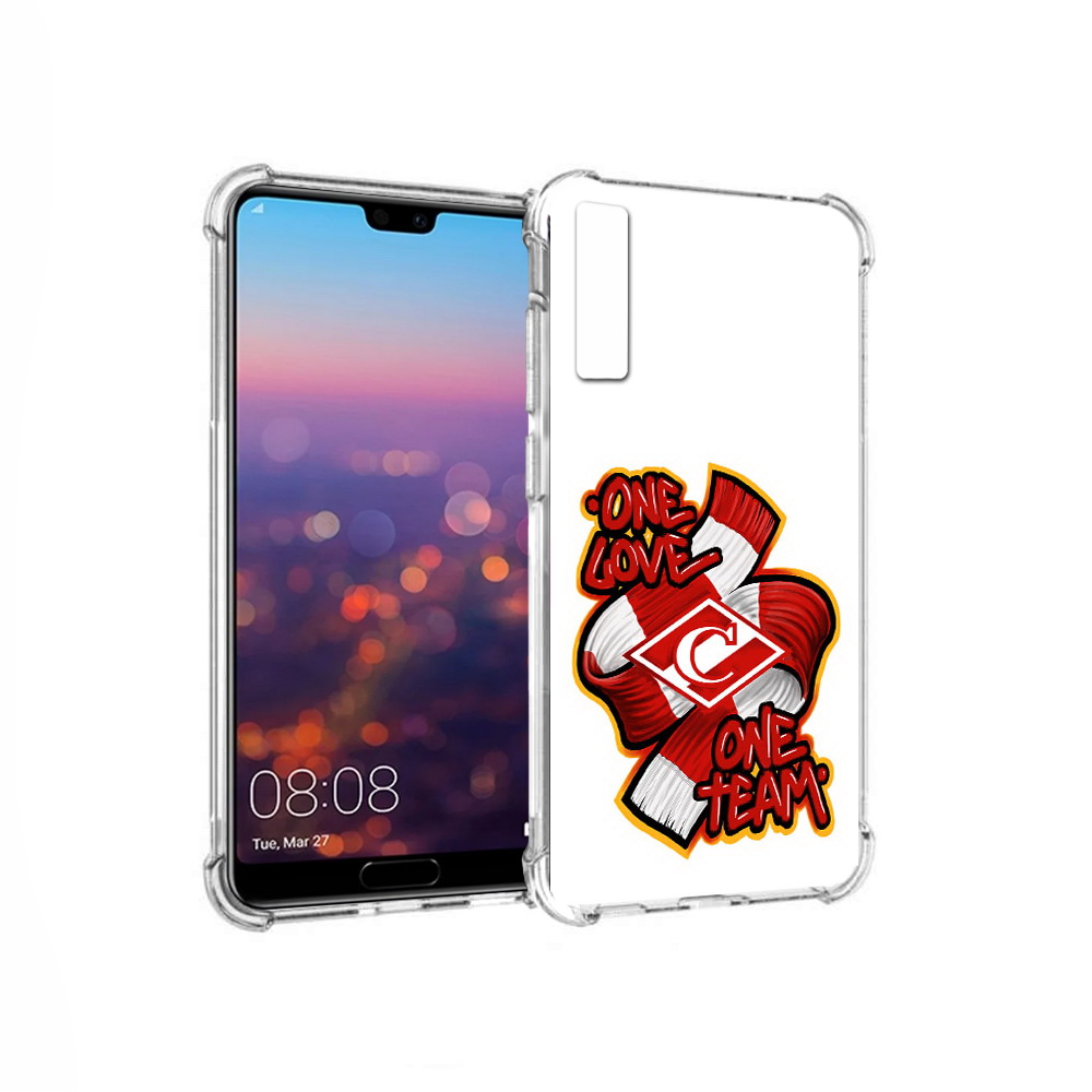 

Чехол MyPads Tocco для Huawei P20 Pro ФК спарак 1 любовь (PT108144.28.184), Прозрачный, Tocco