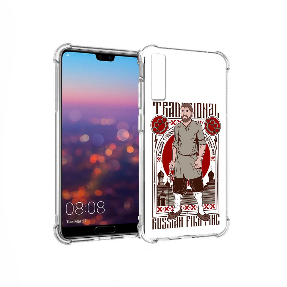 

Чехол MyPads Tocco для Huawei P20 Pro Традициональный мужчина (PT108144.28.173), Прозрачный, Tocco