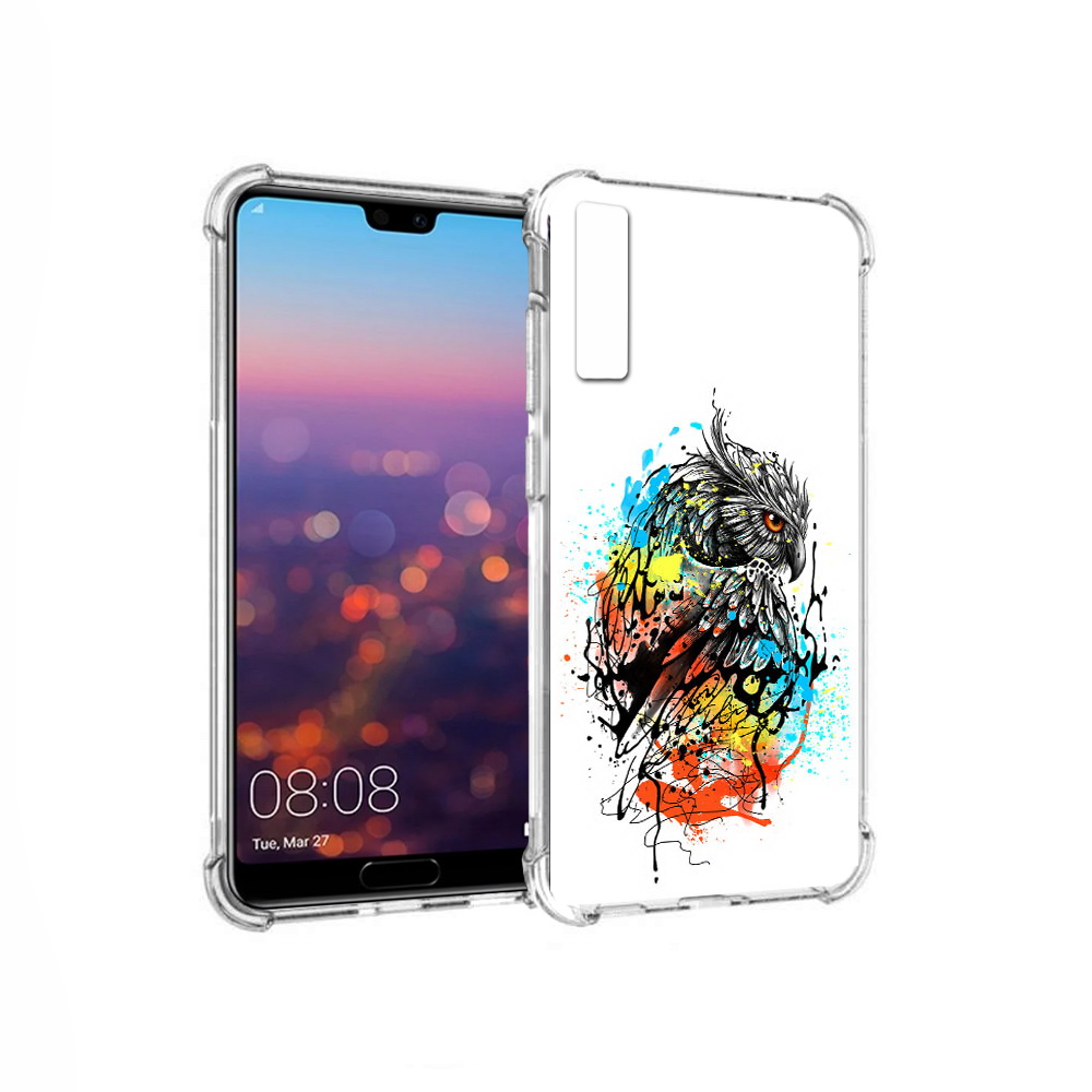 

Чехол MyPads Tocco для Huawei P20 Pro Творческая сова (PT108144.28.170), Прозрачный, Tocco