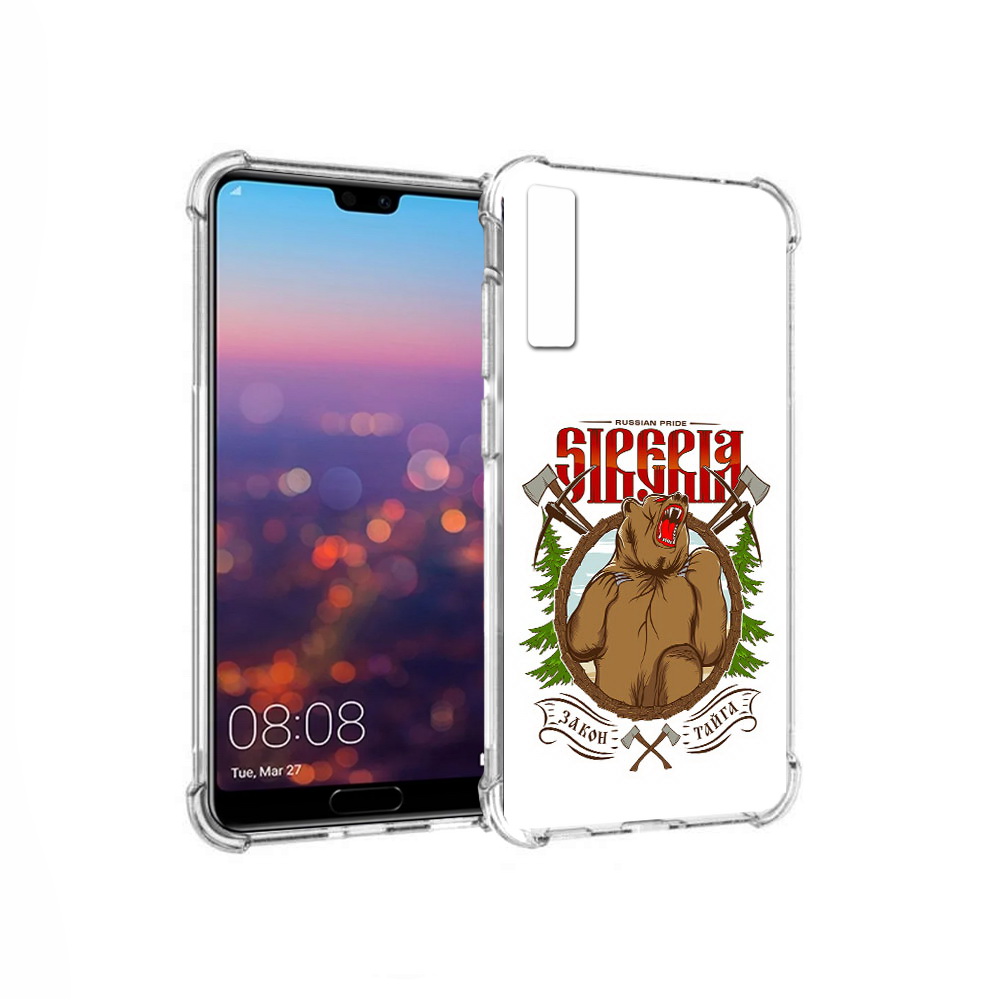 

Чехол MyPads Tocco для Huawei P20 Pro Тайга (PT108144.28.168), Прозрачный, Tocco