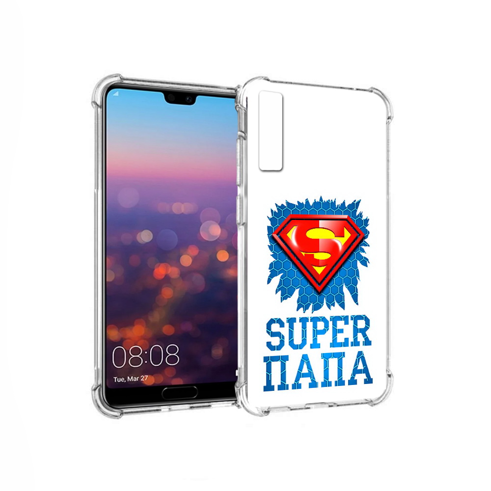 

Чехол MyPads Tocco для Huawei P20 Pro Супер Папа (PT108144.28.165), Прозрачный, Tocco
