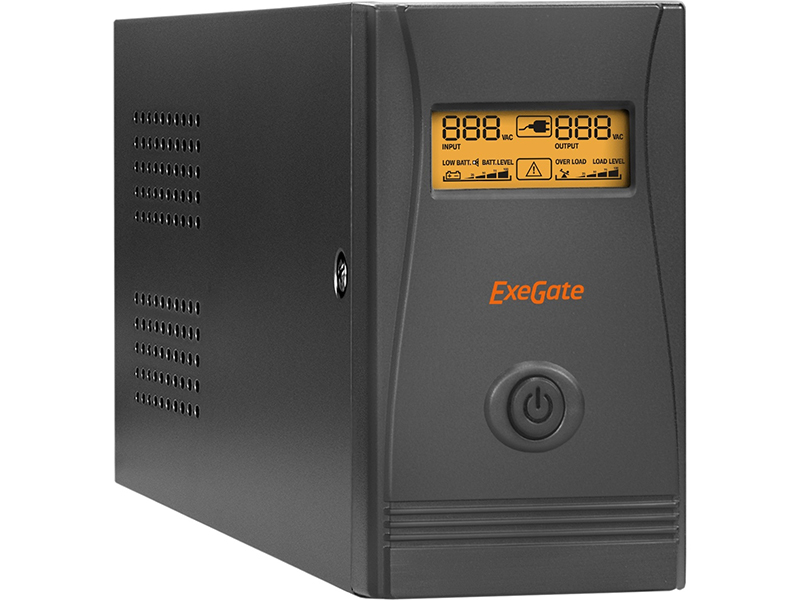 фото Источник бесперебойного питания exegate power smart ulb-850.lcd.avr.euro.rj.usb