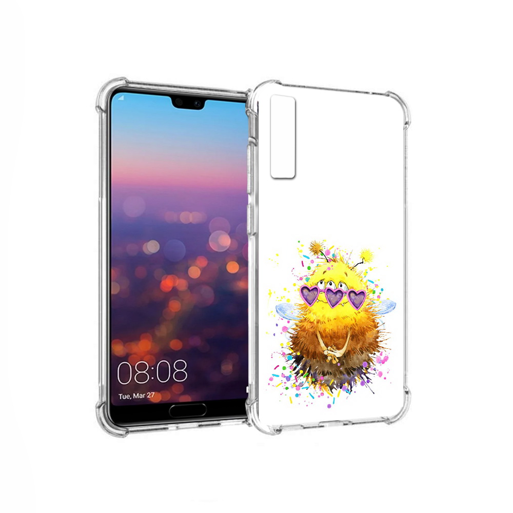 

Чехол MyPads Tocco для Huawei P20 Pro Пушитый шмель (PT108144.28.143), Прозрачный, Tocco