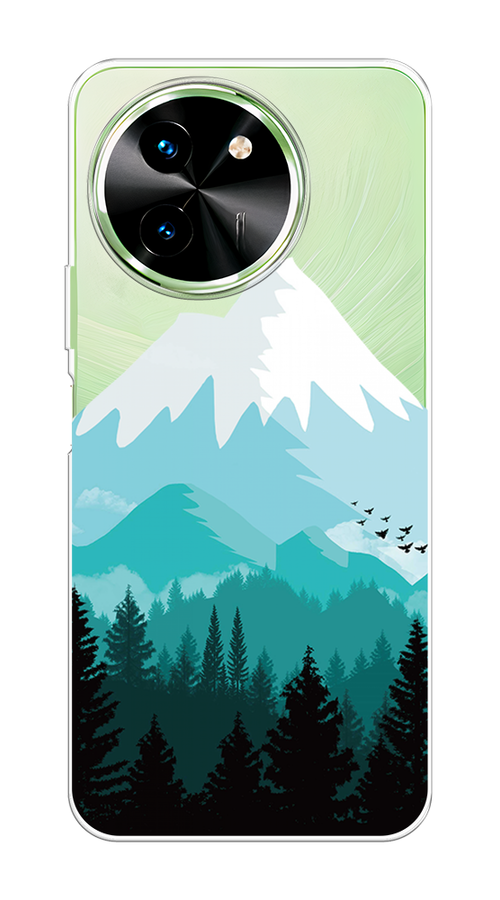 

Чехол на Vivo T3x/Y38 5G "Синяя снежная гора", Белый;голубой;бирюзовый, 2610650-1