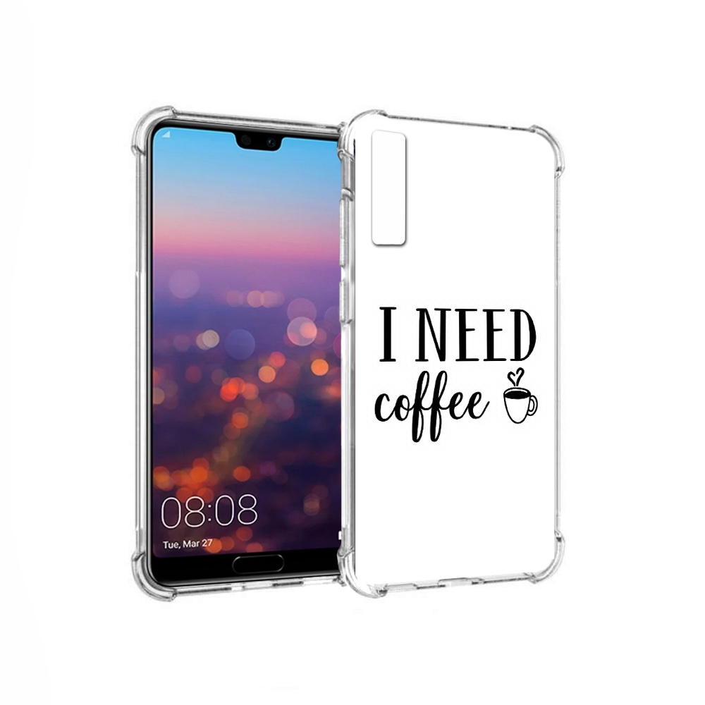 

Чехол MyPads Tocco для Huawei P20 Pro Мне нужен кофе (PT108144.28.121), Прозрачный, Tocco
