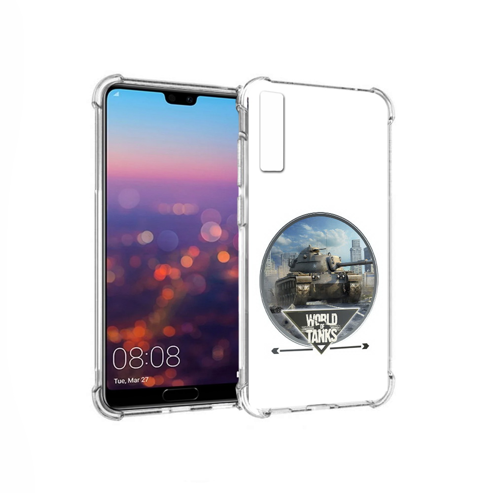 

Чехол MyPads Tocco для Huawei P20 Pro Мир танков (PT108144.28.119), Прозрачный, Tocco