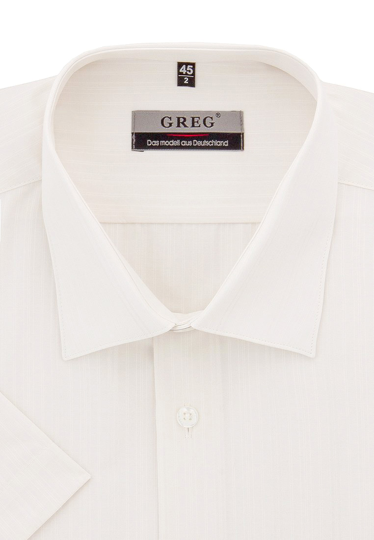 

Рубашка мужская Greg 01-00013962 бежевая 38, Бежевый, 01-00013962