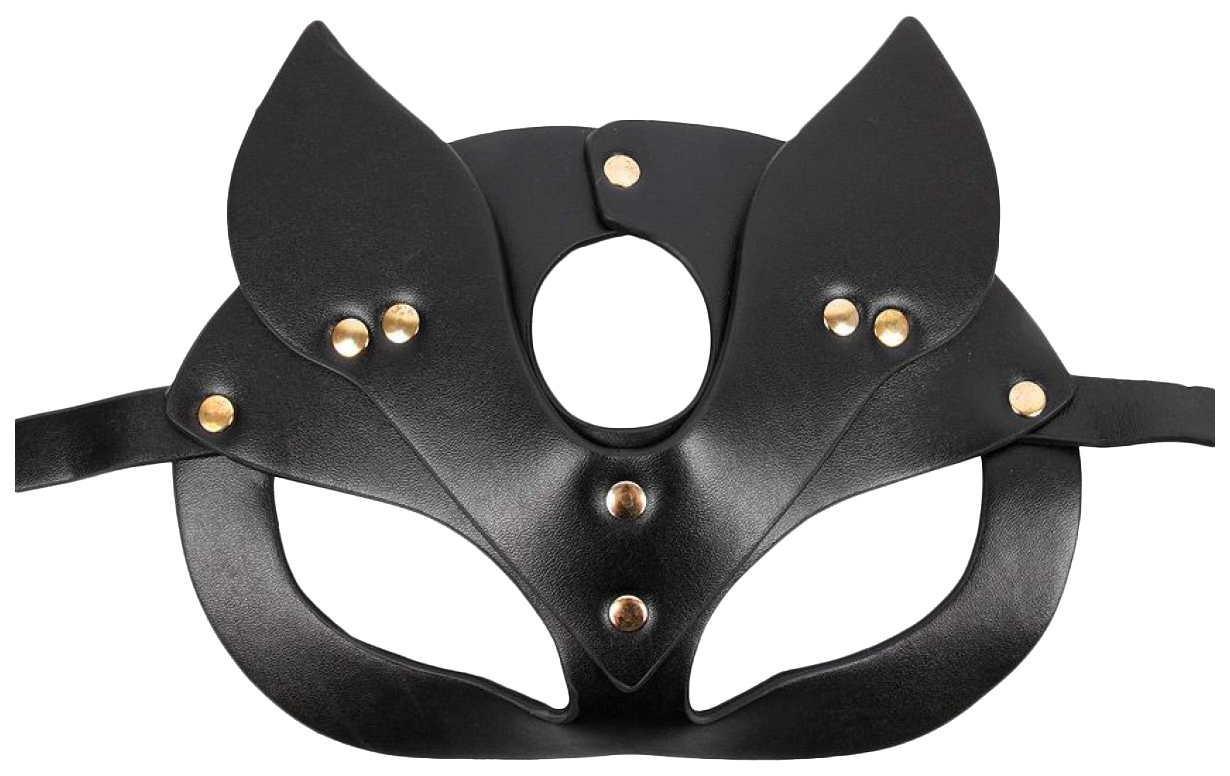 фото Черная игровая маска с ушками bior toys