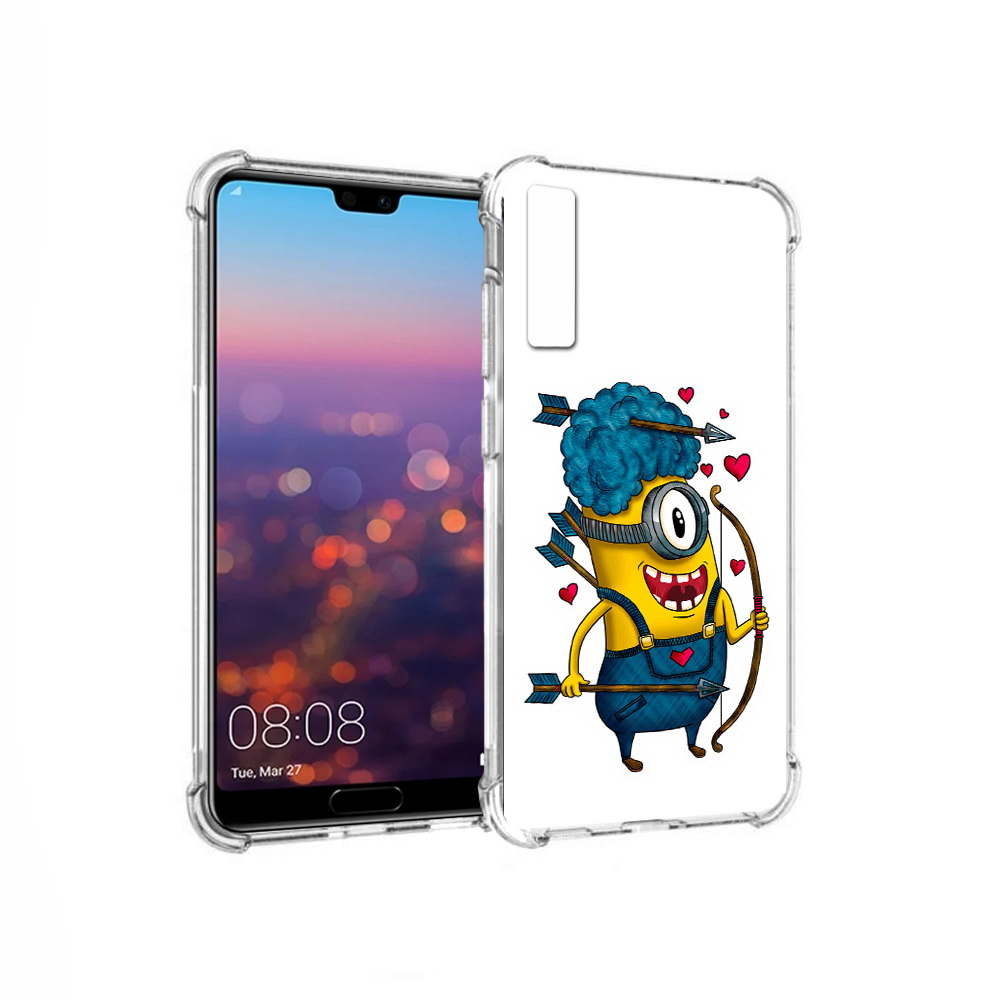 

Чехол MyPads Tocco для Huawei P20 Pro Миньон купидон (PT108144.28.117), Прозрачный, Tocco