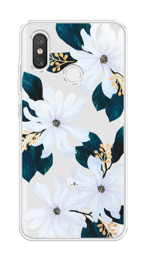 

Чехол на Xiaomi Mi 8 "Delilah Flower", Зеленый;белый, 33550-1