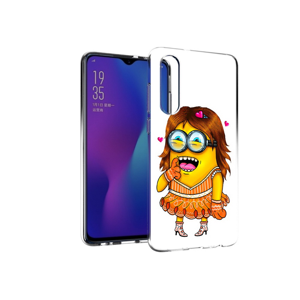 

Чехол MyPads Tocco для Huawei P30 Миньон девочка, Прозрачный, Tocco