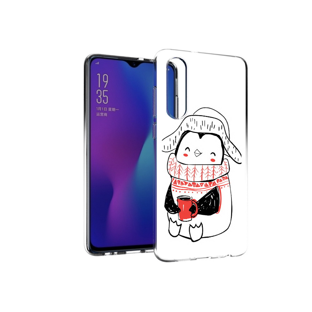 

Чехол MyPads Tocco для Huawei P30 Милый пингвин, Прозрачный, Tocco