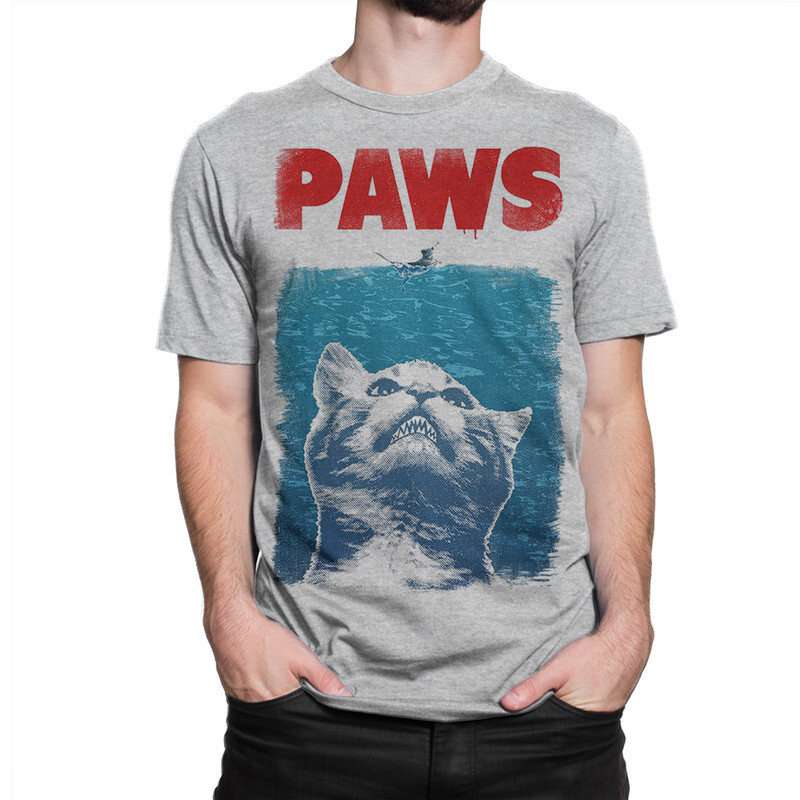 

Футболка мужская Dream Shirts Челюсти Котика 445801222 серая M, Серый, Челюсти Котика 445801222