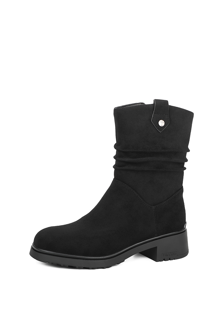 

Полусапоги женские T.Taccardi 218138 черные 38 RU, Черный, 218138