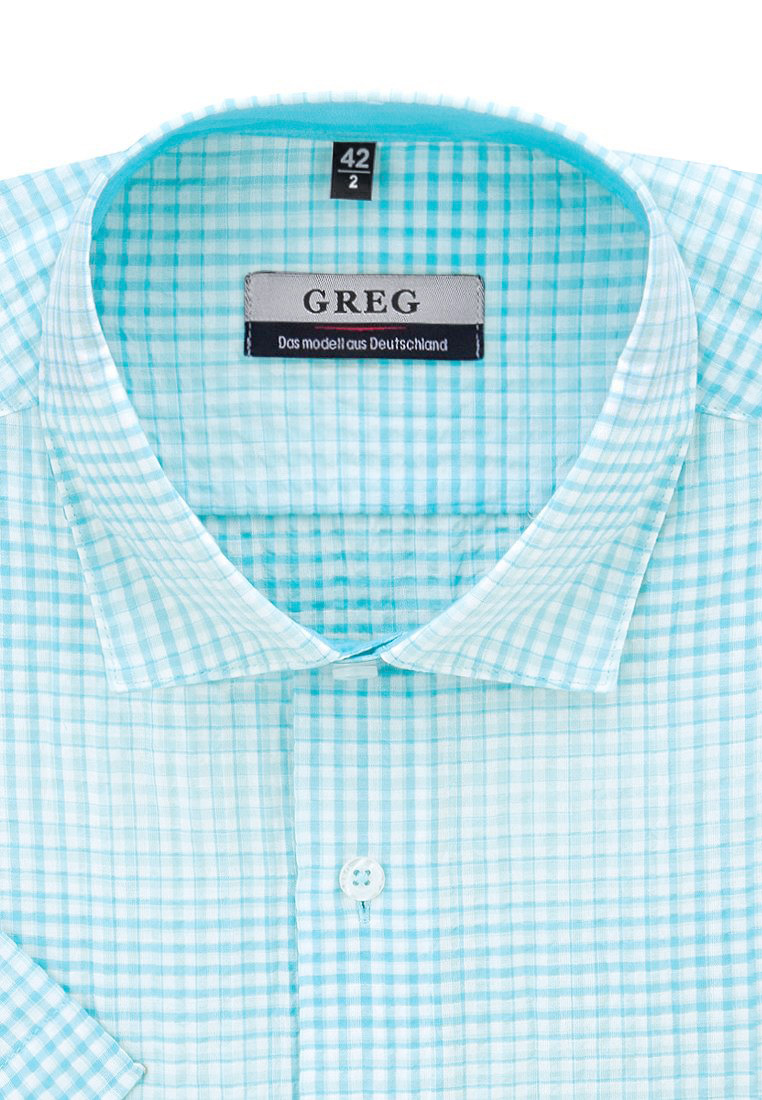 

Рубашка мужская Greg 01-00012461 голубая 39, Голубой, 01-00012461