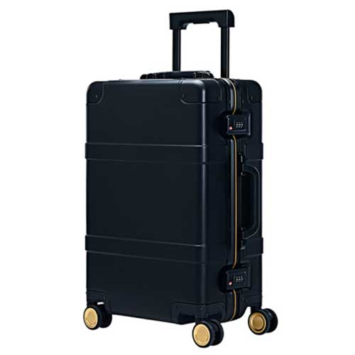 фото Чемодан унисекс ninetygo metal luggage черный s