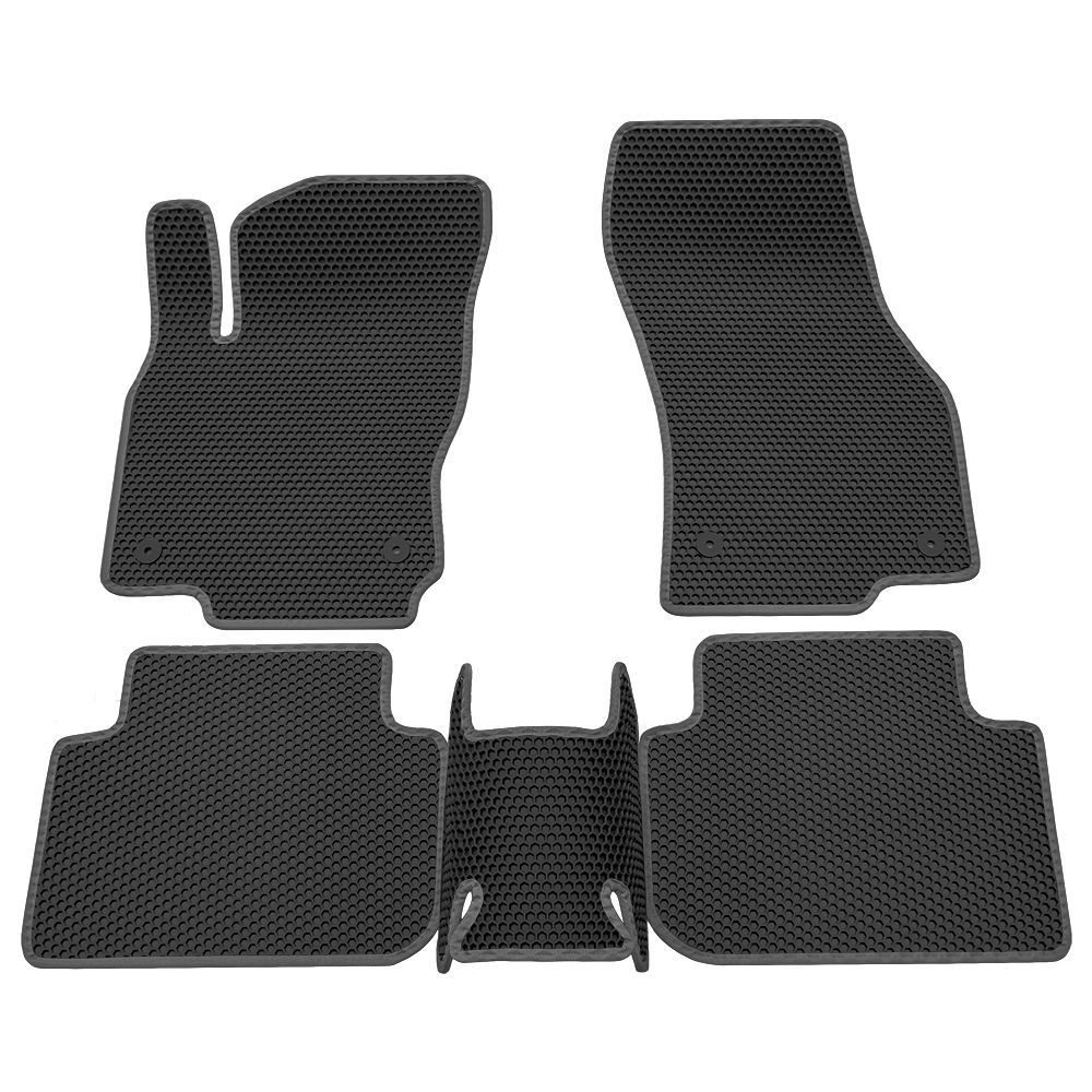 

Коврики салона EVA Skoda Karoq 2020-2022 с серым кантом / Шкода Карок