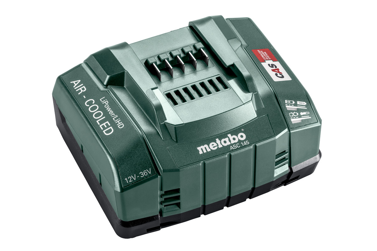 

Быстрозарядное устройство Metabo ASC 145 (627378000), 12-36 В, «Air Cooled» ЕС
