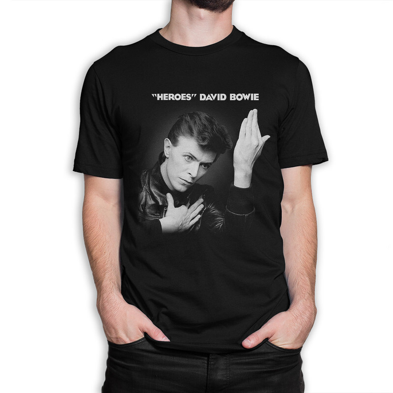 фото Футболка мужская dream shirts david bowie heroes 360080222 черная xs