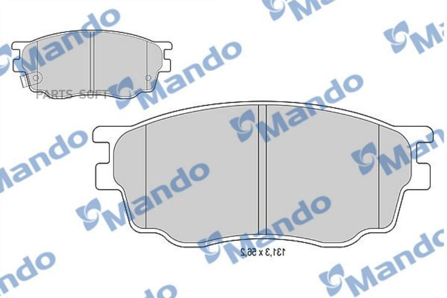 Тормозные колодки Mando MBF015184