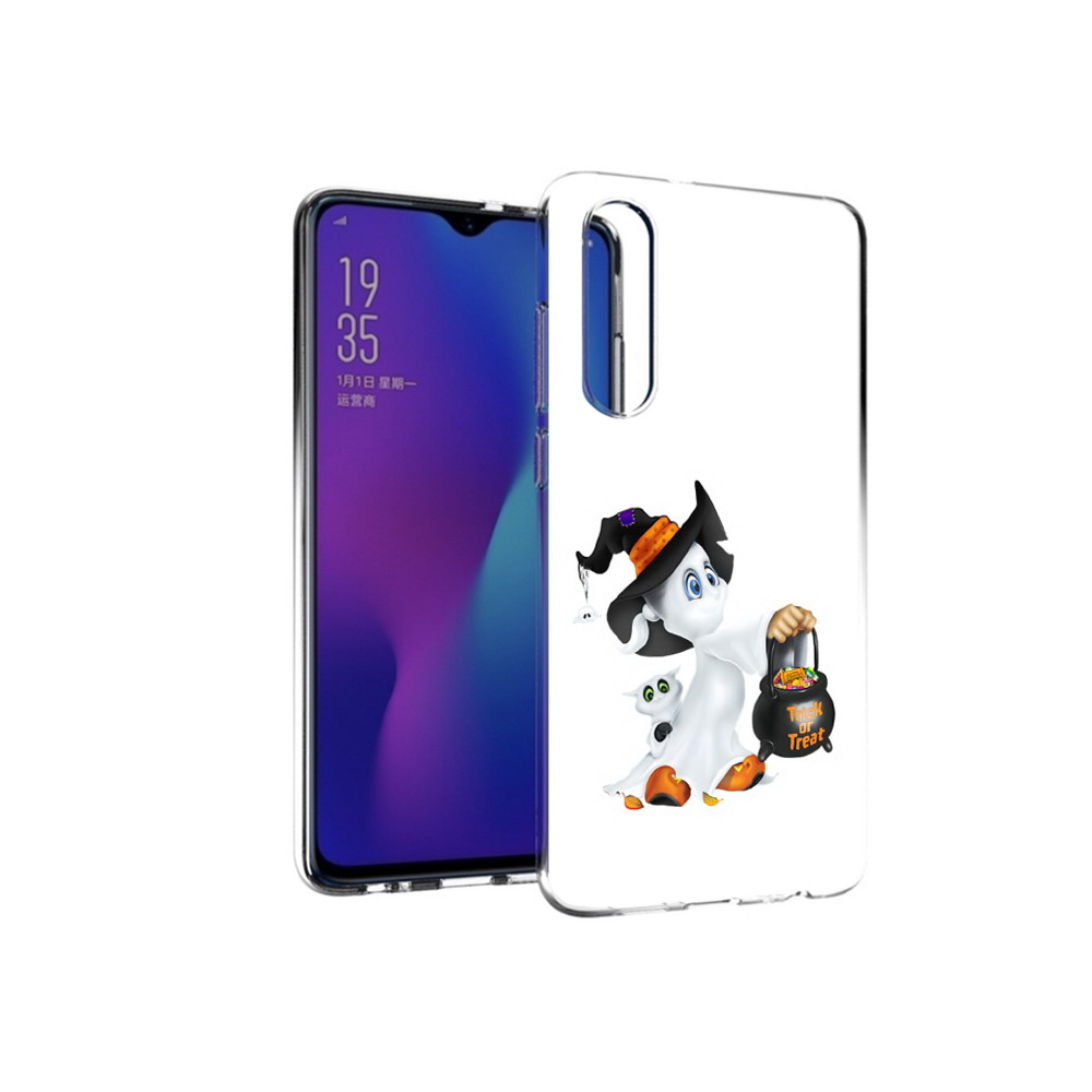 

Чехол MyPads Tocco для Huawei P30 Маленький призрак, Прозрачный, Tocco