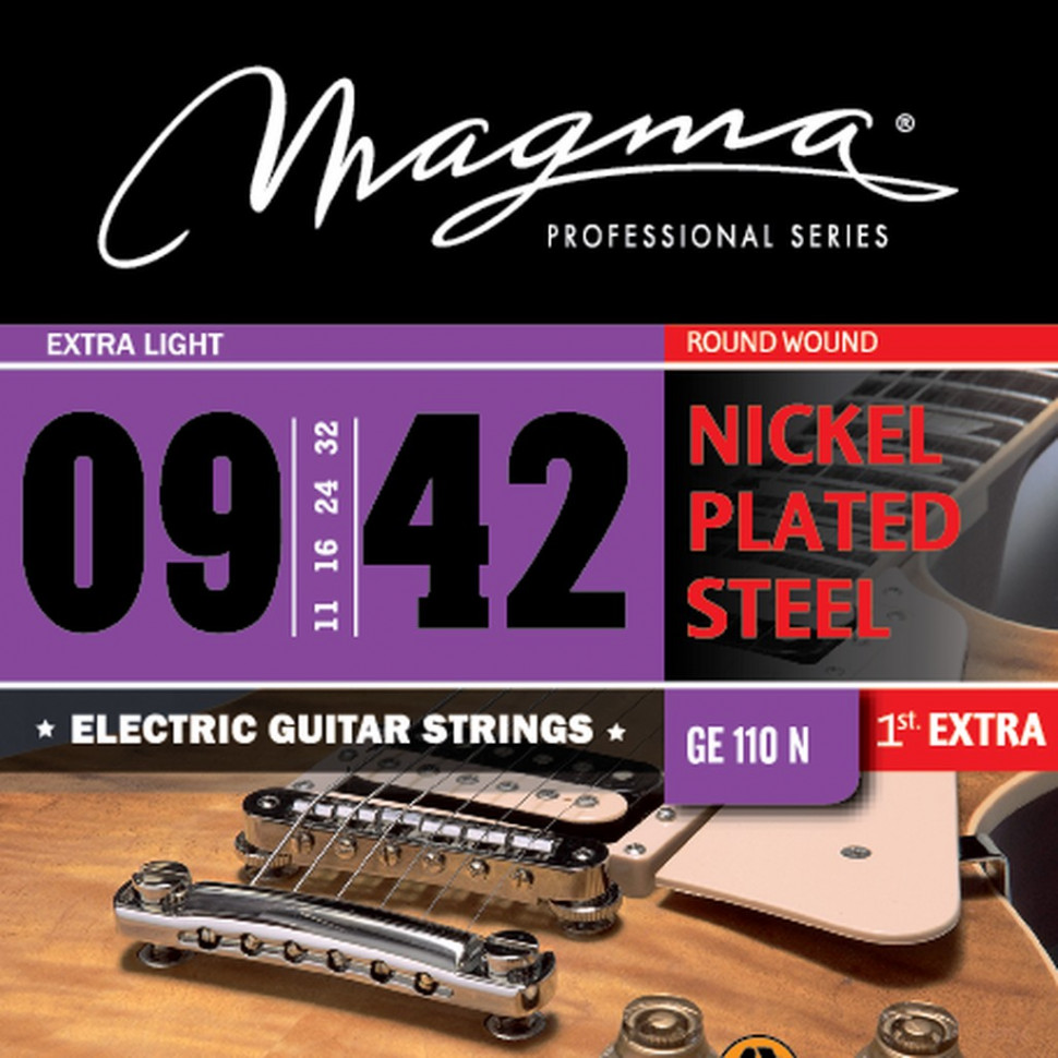 

Комплект струн для электрогитары 9-42 Magma Strings GE110N, GE110N