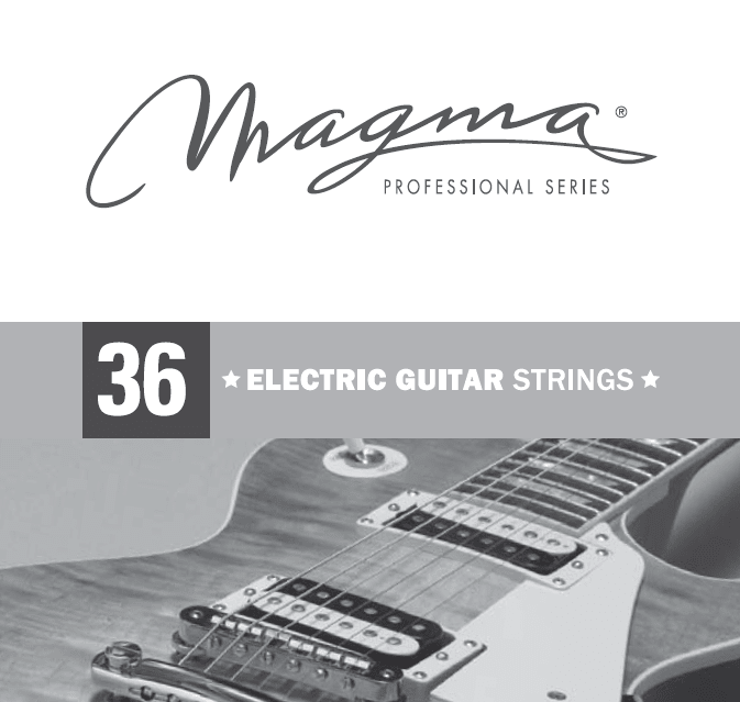 

Одиночная струна для электрогитары 36 Magma Strings GE036N, GE036N