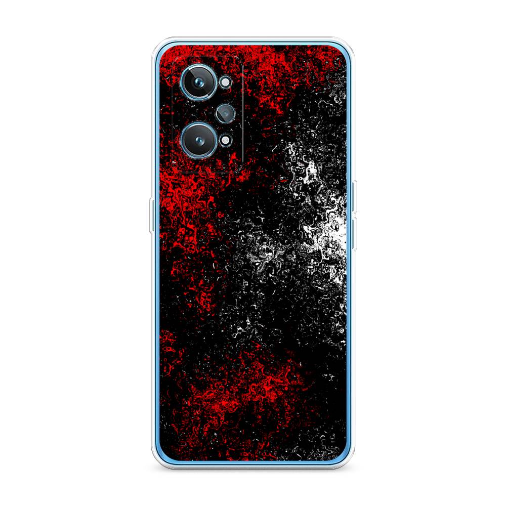 

Чехол на Realme GT 2 "Монотипия", Красный;черный;белый, 258550-3