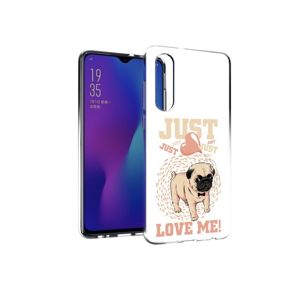 

Чехол MyPads Tocco для Huawei P30 Люби меня, Прозрачный, Tocco