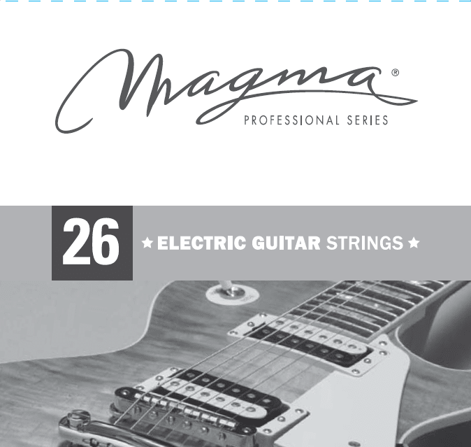 

Одиночная струна для электрогитары 26 Magma Strings GE026N, GE026N