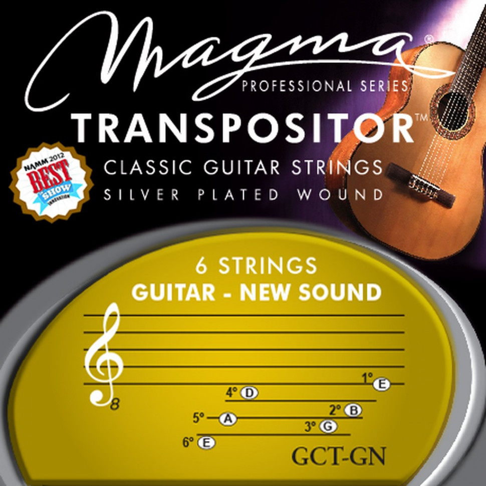 

Комплект струн для классической гитары Magma Strings GCT-GN, GCT-GN