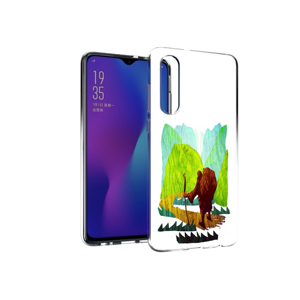 

Чехол MyPads Tocco для Huawei P30 Лесная тропа, Прозрачный, Tocco