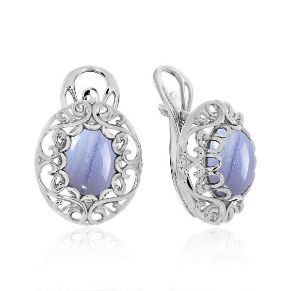 

Серьги из серебра TEO MAORI 82340392115-84, агат, 82340392115-84
