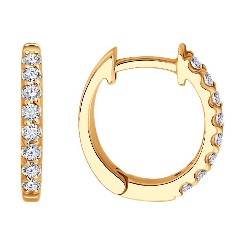 

Серьги из золота SOKOLOV 1022387, бриллиант, 1022387