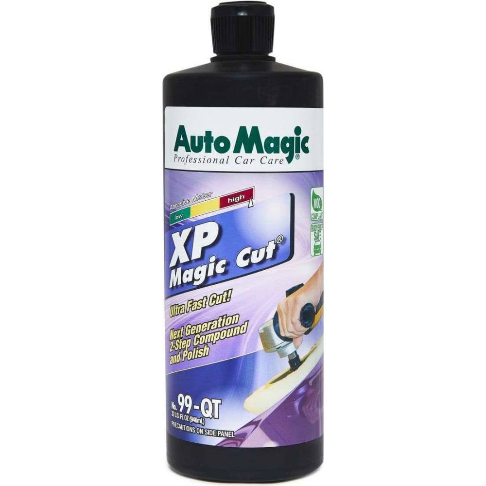 Паста для полировки кузова AutoMagic XP Magic cut 99-QT машинка для гибкого автотрека magic tracks красный