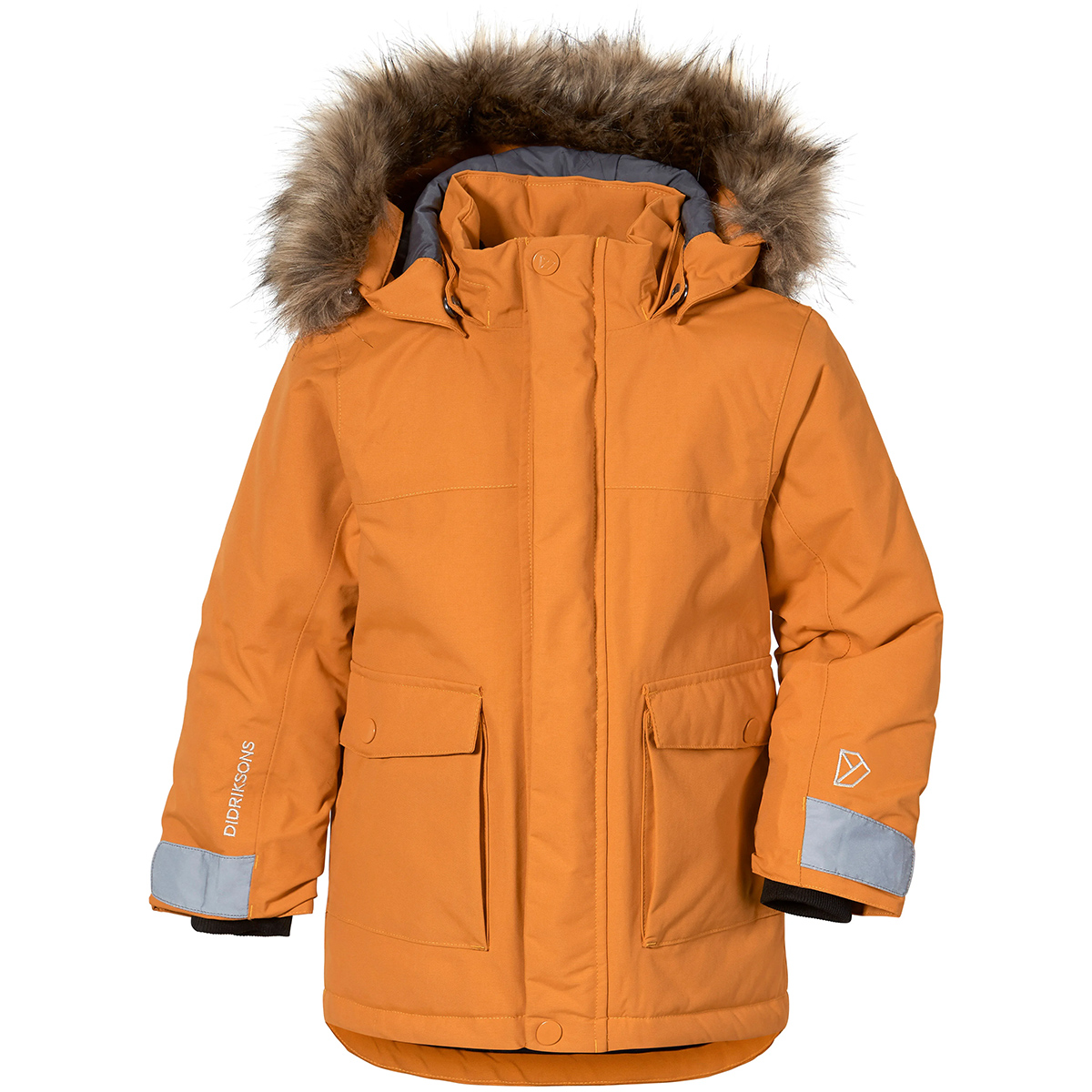 фото Куртка детская didriksons kure parka 4 503826-251 оранжевый р. 140