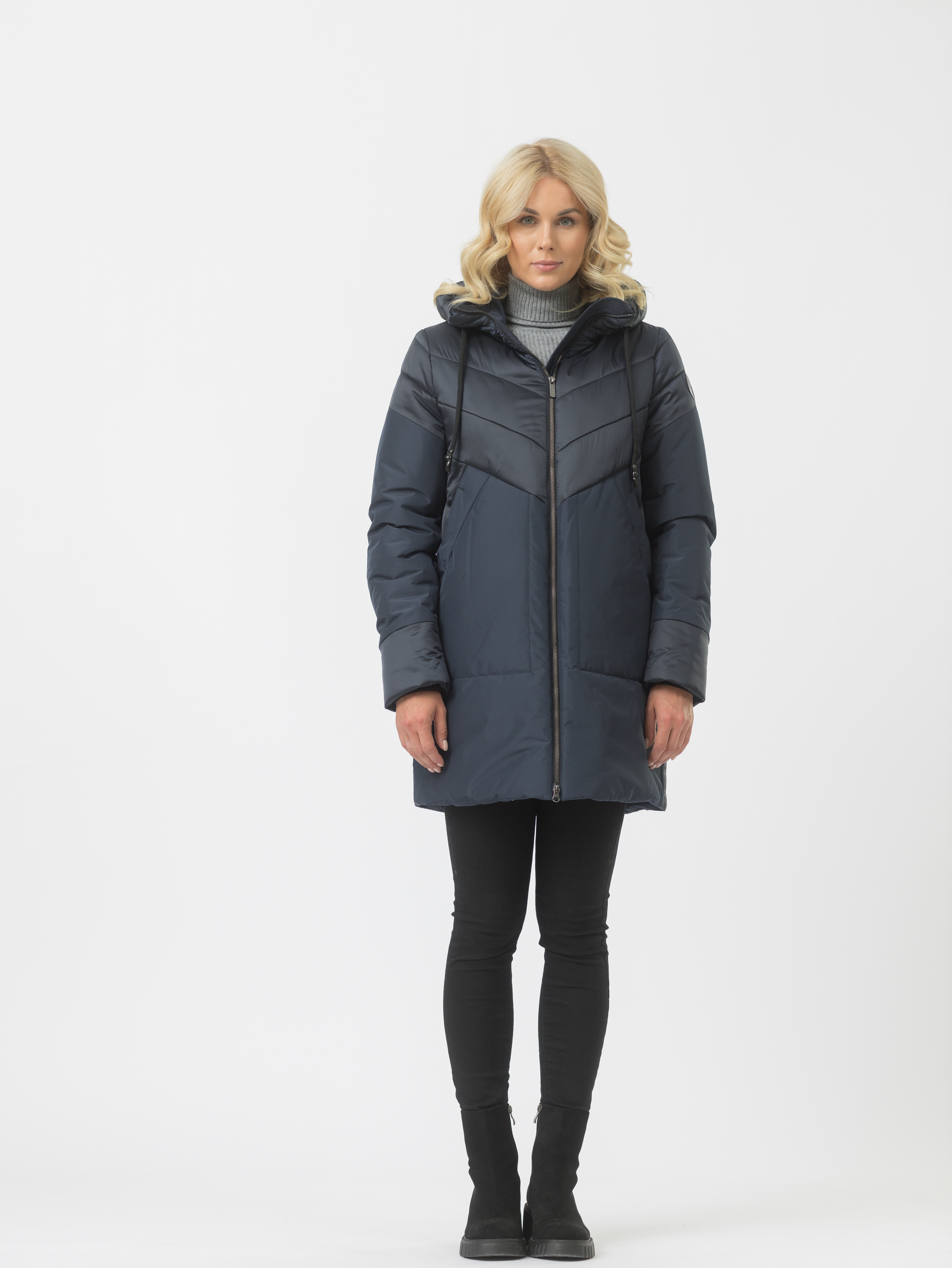 

Куртка женская Maritta 30-3008-10 синяя 44 EU, Синий, 30-3008-10