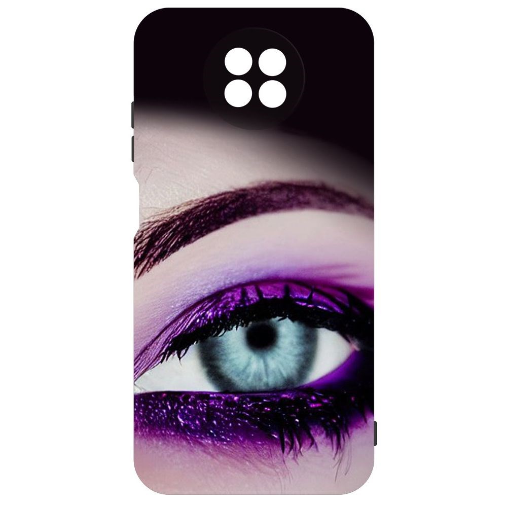 

Чехол-накладка Софт Взгляд для Xiaomi Redmi Note 9T, Черный