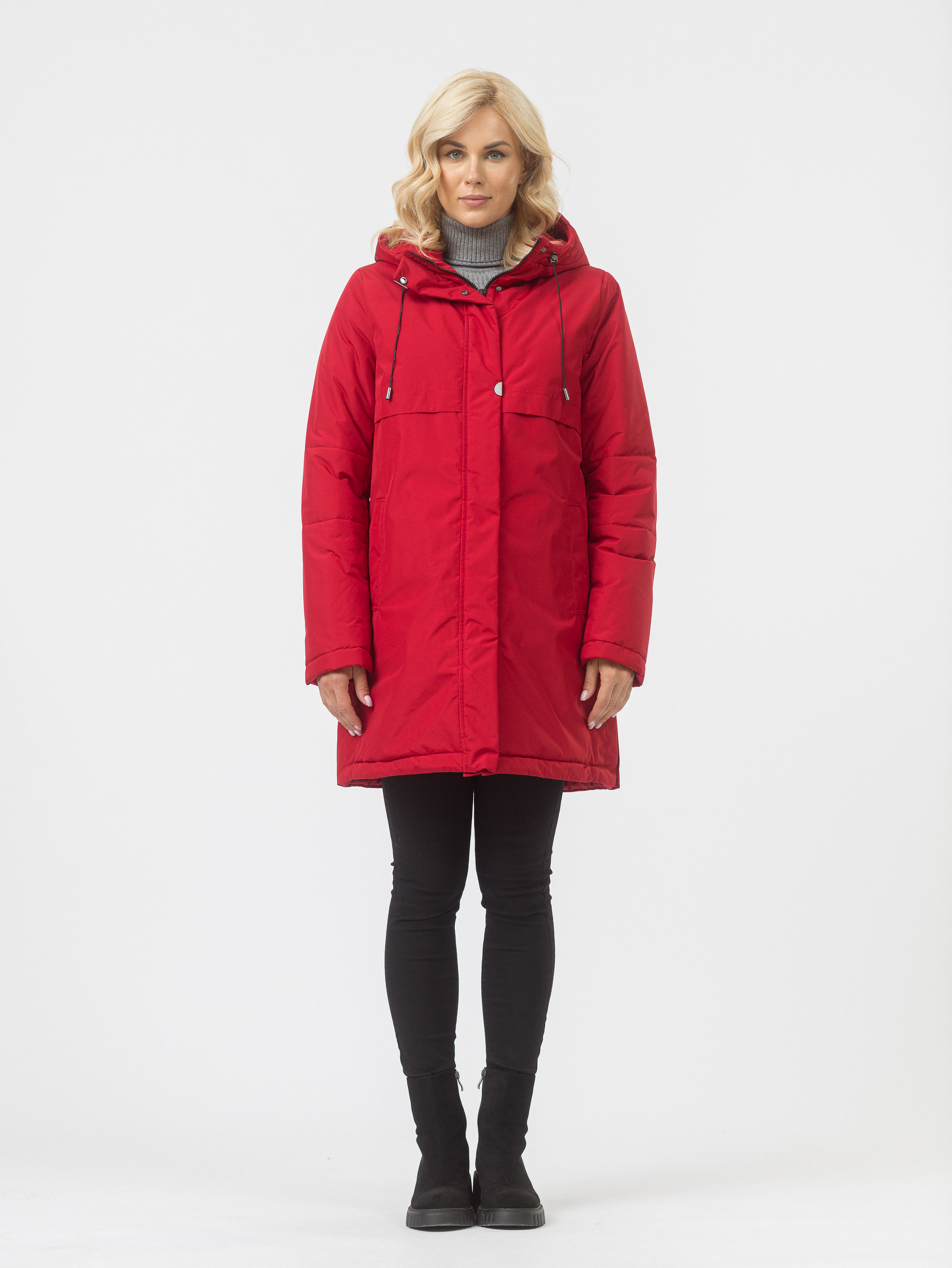 

Куртка женская Maritta M-60002-10 красная 44 EU, Красный, M-60002-10