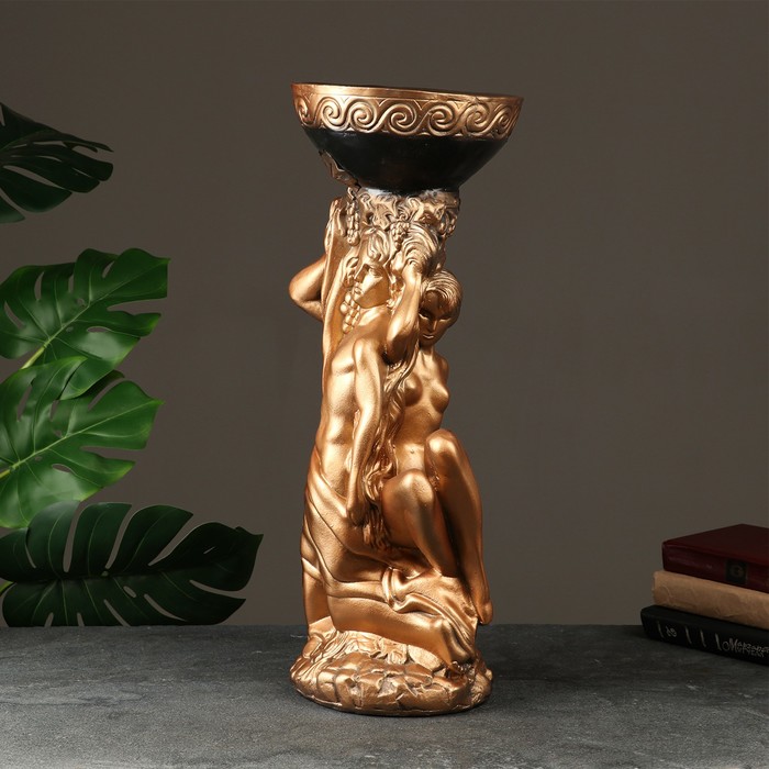 

Фигура с кашпо "Адам и Ева", бронза, 1,7 л/25х26х65см