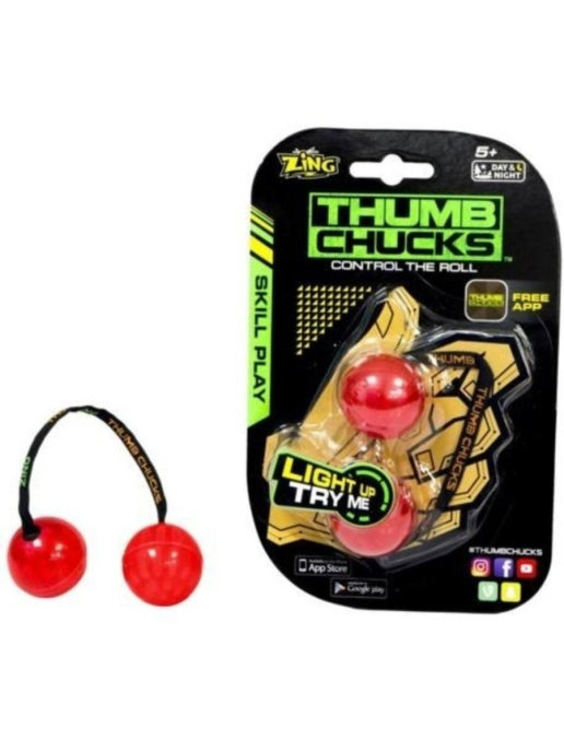 

Игрушка - антистресс Thumb Chucks цвет: красный 00112498