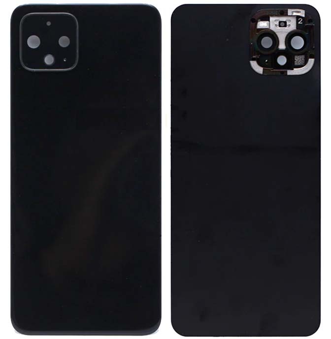 

Задняя крышка для Google Pixel 4 черная (Just Black) без стекла камеры, 1233
