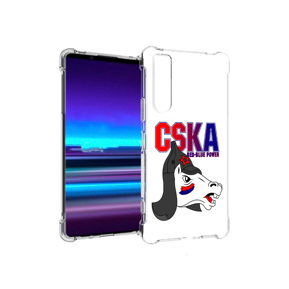 

Чехол MyPads Tocco для Sony Xperia 1 II ФК ЦСК лошадка россия (PT148152.232.179), Прозрачный, Tocco