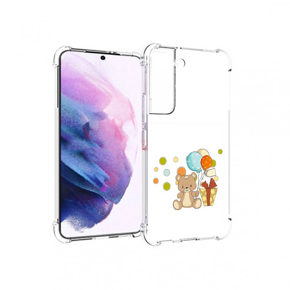 

Чехол MyPads Tocco для Samsung Galaxy S22 медвеженок с подарком (PT194926.508.470), Прозрачный, Tocco