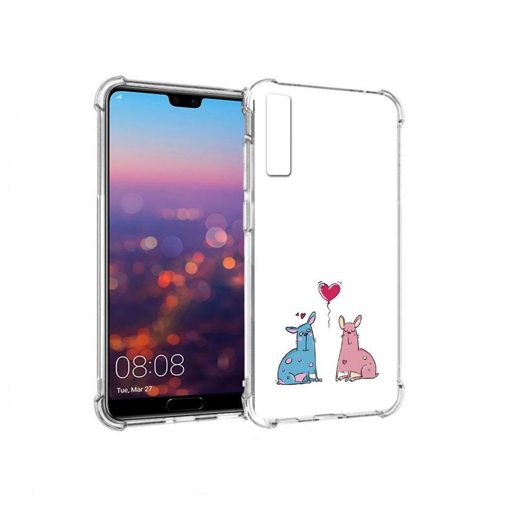 

Чехол MyPads Tocco для Huawei P20 Pro Лама любовь (PT108144.28.102), Прозрачный, Tocco