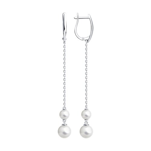 

Серьги из серебра TEO MAORI 894022779, жемчуг культивированный, 894022779