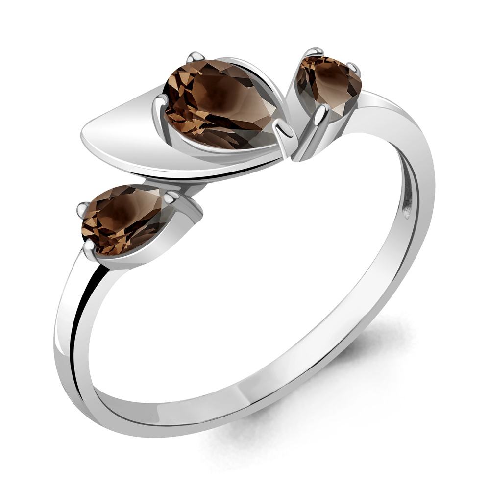 

Кольцо из серебра с кварцем р., Aquamarine 6935601, 6935601_925_р